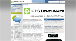 Desktop Screenshot of gpsbenchmark.com