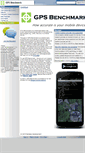 Mobile Screenshot of gpsbenchmark.com